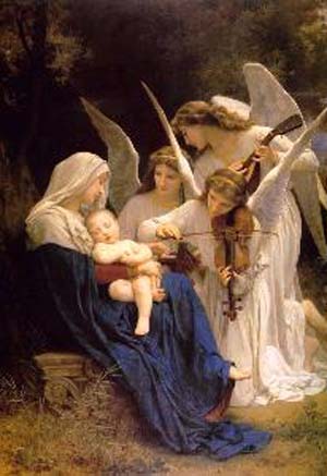 Adolphe-William Bouguereau Song of the Angels