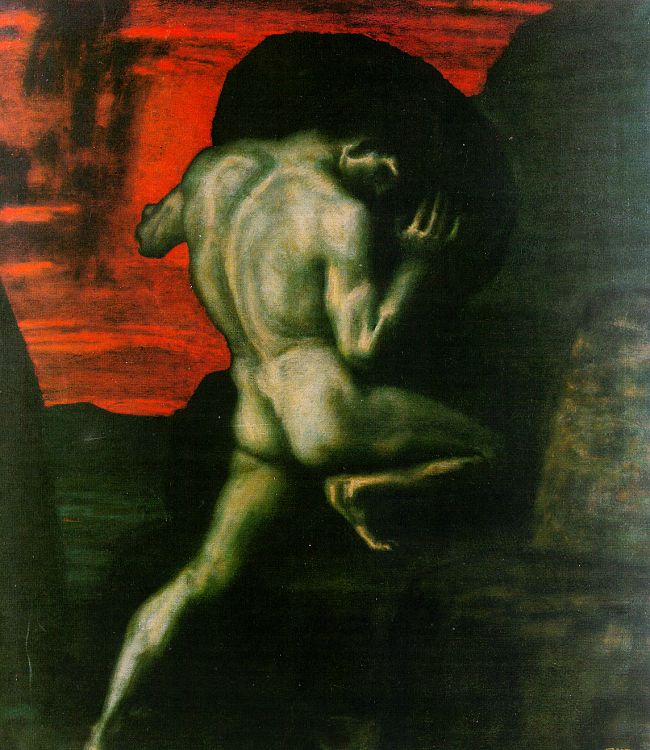 Franz von Stuck Sisyphus 1920