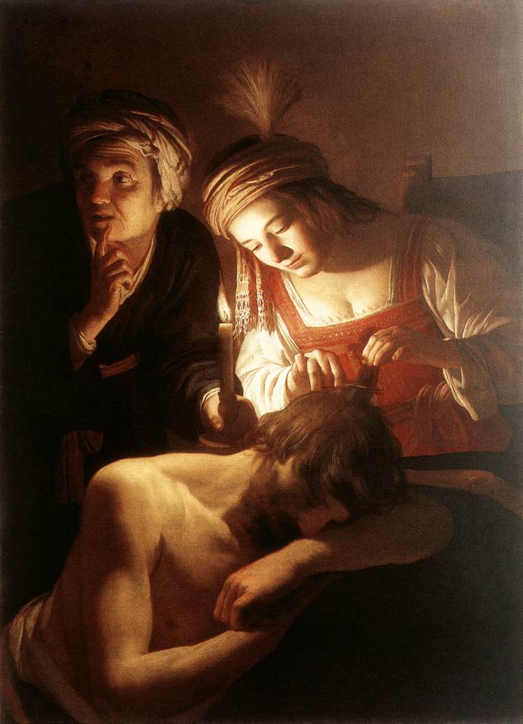 Honthorst Gerrit van Samson and Delilah