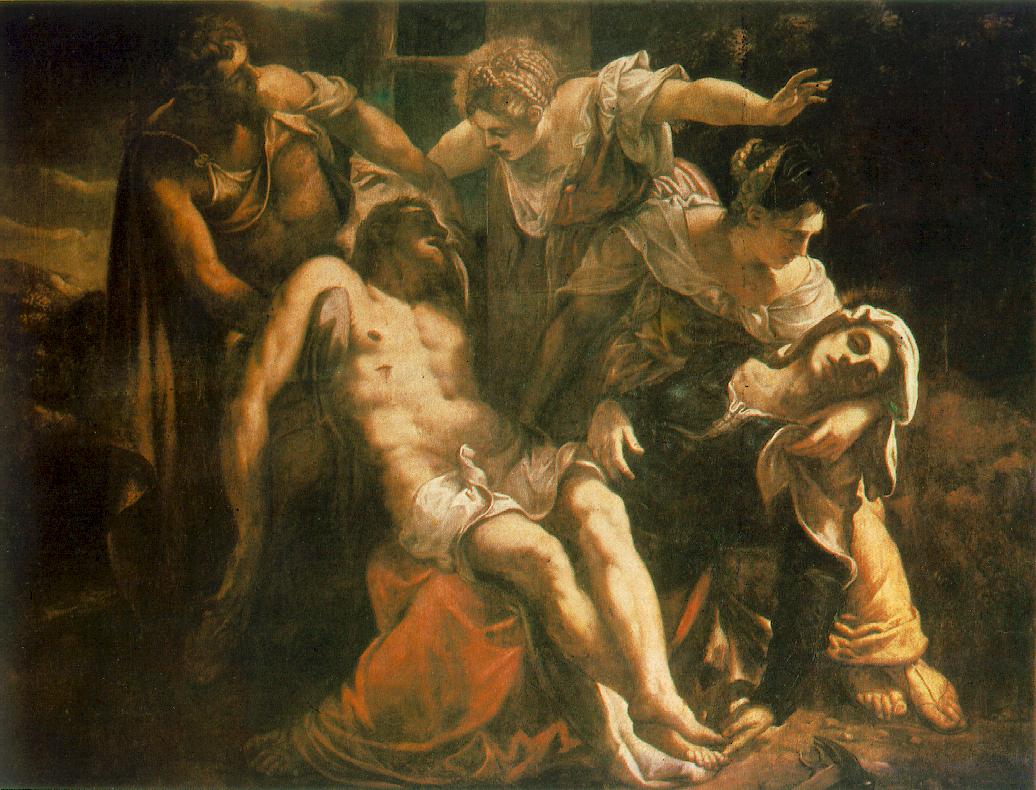 TINTORETTO Descent from the Cross Pieta