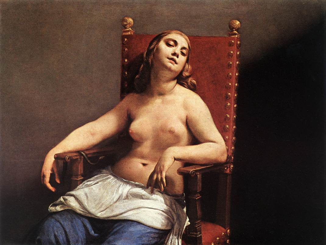 Cagnacci Guido The Death of Cleopatra