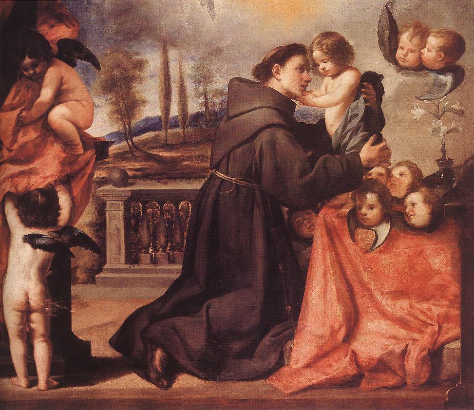 PEREDA Antonio de St Anthony of Padua with Christ Child