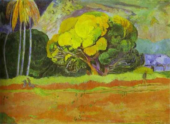 Paul Gauguin Fatata te moua At the Foot of a Mountain