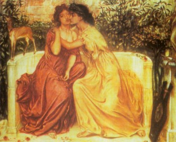 Simeon Solomon Sappho and Erinna at Mytelene