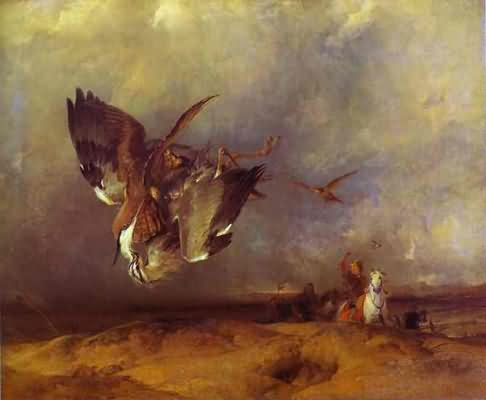 Sir Edwin Henry Landseer Hawking