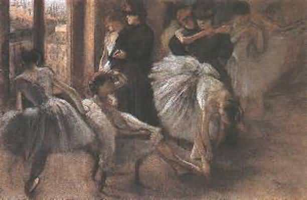 Edgar Degas Preparation for the Dance