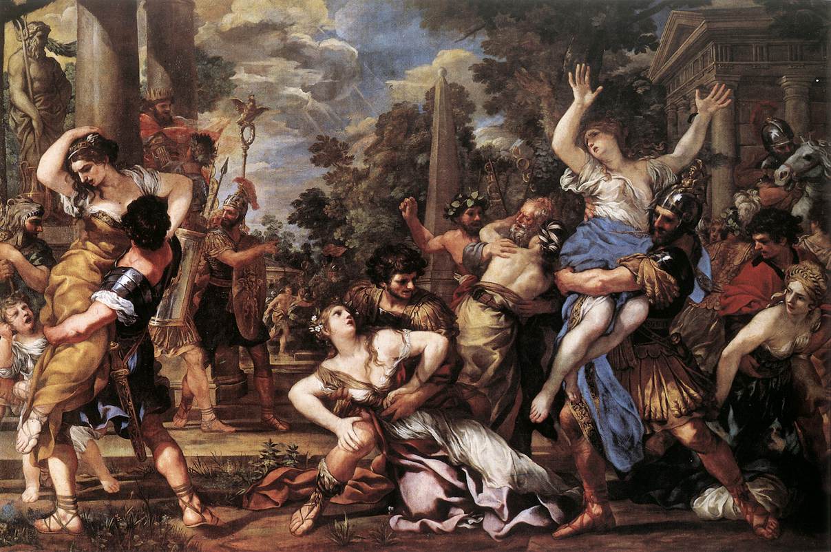 PIETRO DA CORTONA The Rape of the Sabine Women