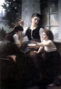 Elizabeth Gardner-Bouguereau Soap Bubbles