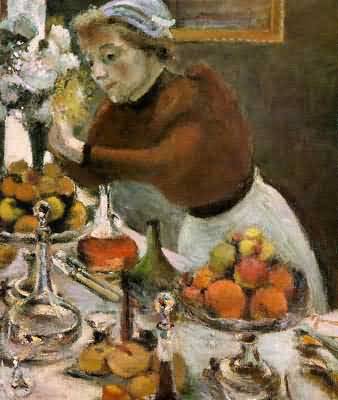 Henri Matisse The Dinner Table detail