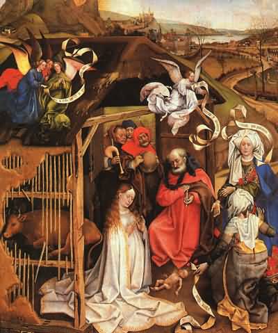 Robert Campin Nativity