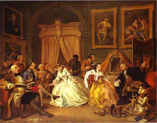 William Hogarth The Countess s Morning Levee