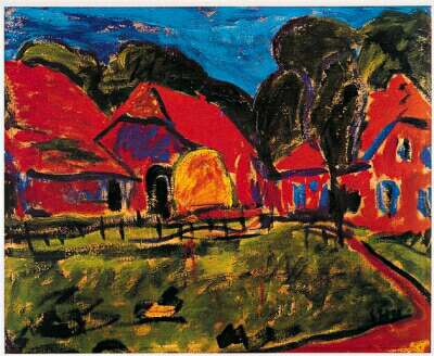 Heckel Erich Rote Haeuser 1908