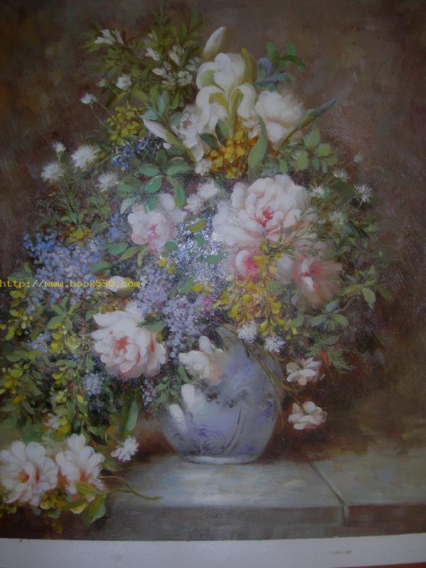 Flower oil painting stock II