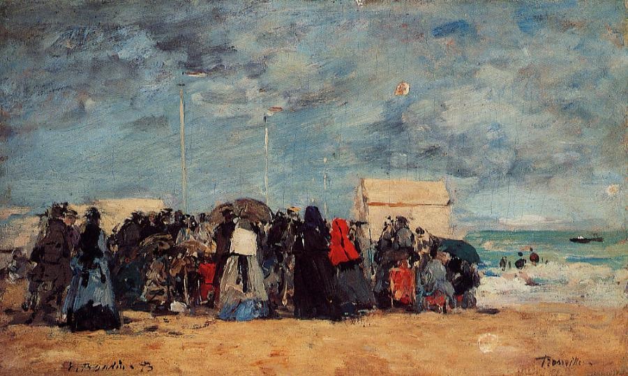 Trouville, Beach Scene 9