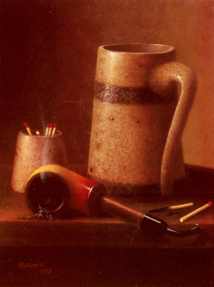 Still Life, Pipe And Mug