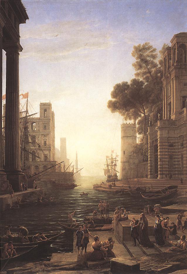 Embarkation of St Paula Romana at Ostia