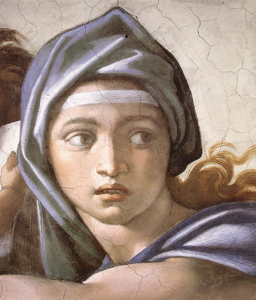 Sibyls - The Delphic Sibyl (Detail) 1