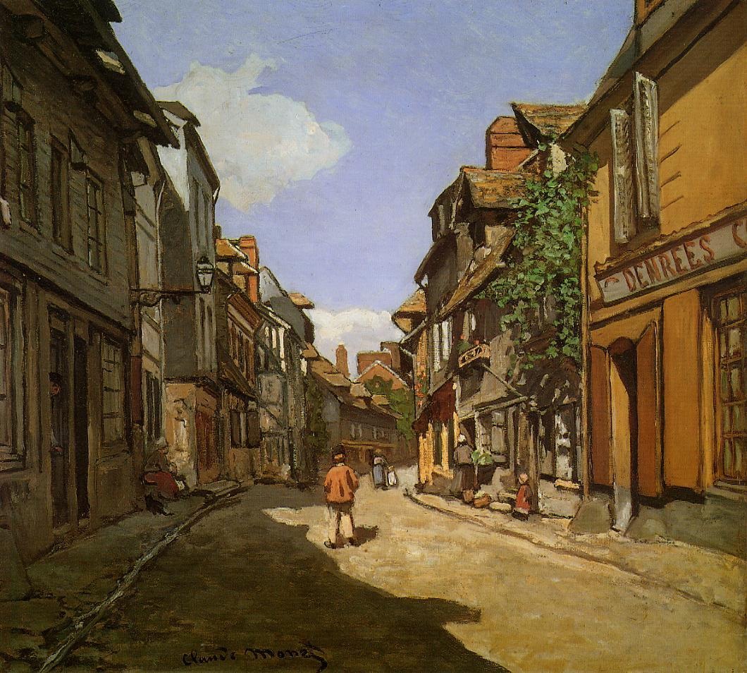 Le Rue de La Bavolle at Honfleur 1