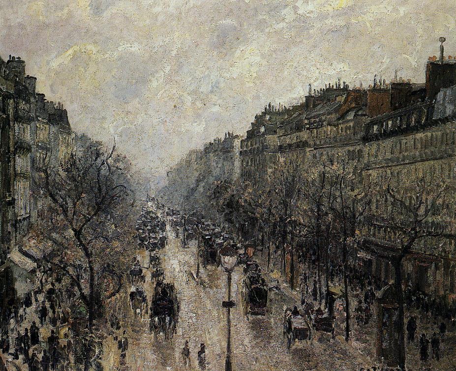 Boulevard Montmartre - Foggy Morning