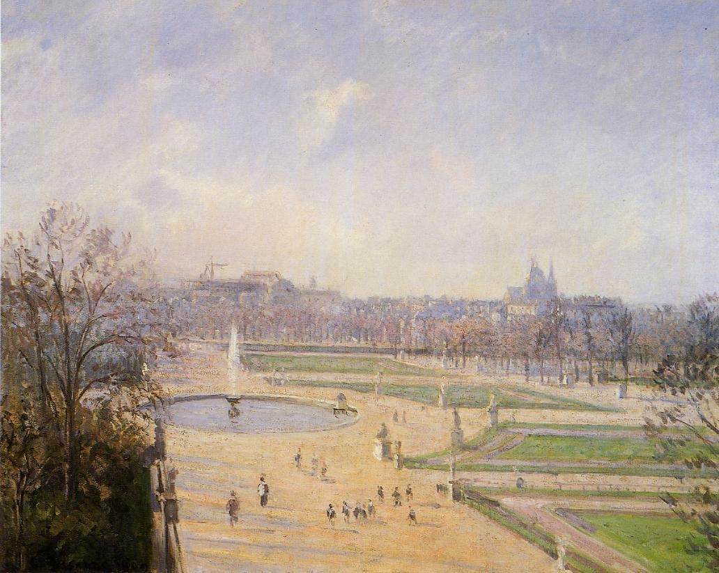 The Bassin des Tuileries - Afternoon, Sun