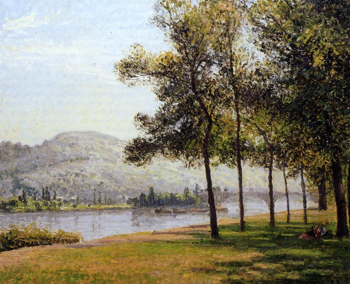 The Cours-la-Reine at Rouen - Morning, Sunlight