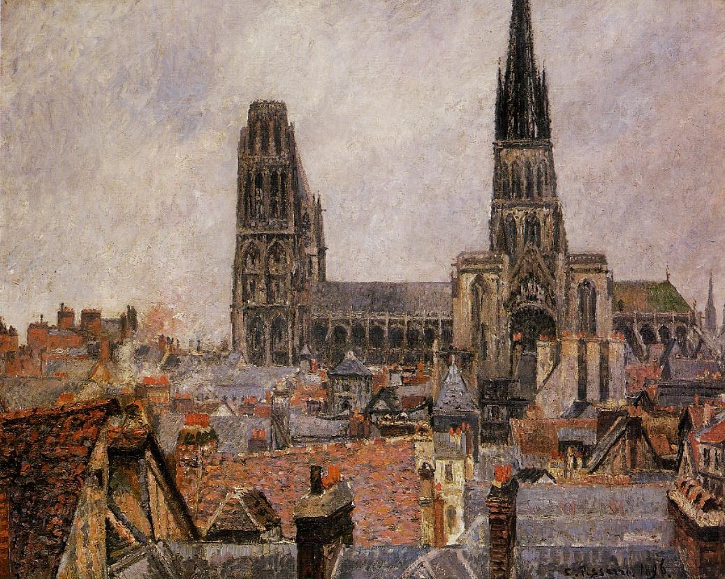 The Roofs of Old Rouen (The Cathedral)