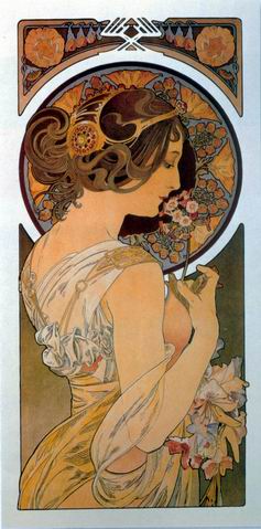 La Primevere, by Alfons Maria Mucha