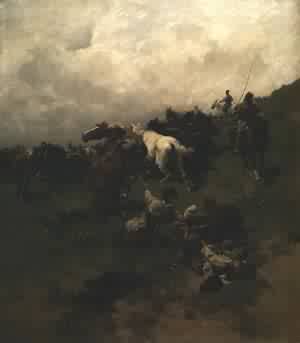 Capture Of A Horse With A Lariat