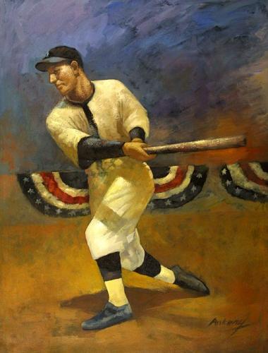 Home Run,Modern Art,Modern oil painting,Modern oil paintings ...