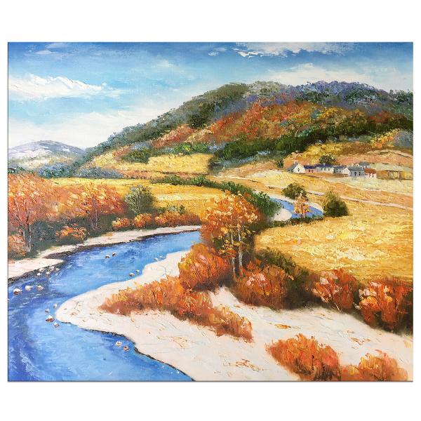 river scenery painting