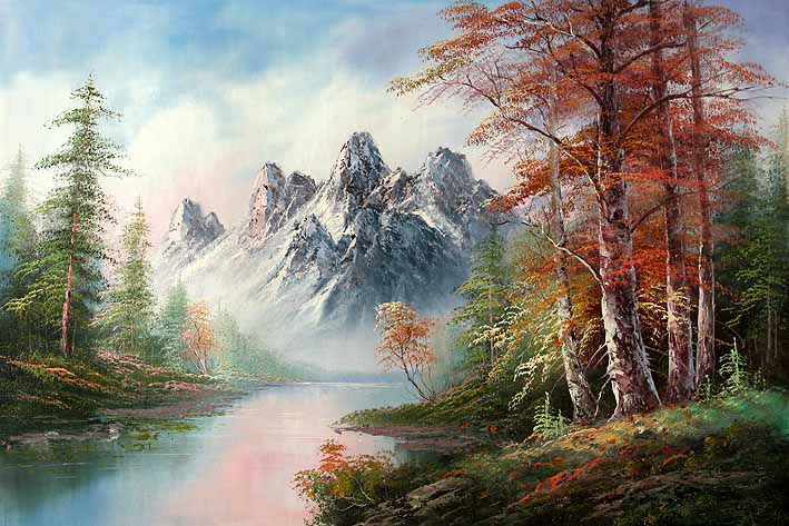 Path through Nature,Wholesale Oil painting reproduction,landscape oil